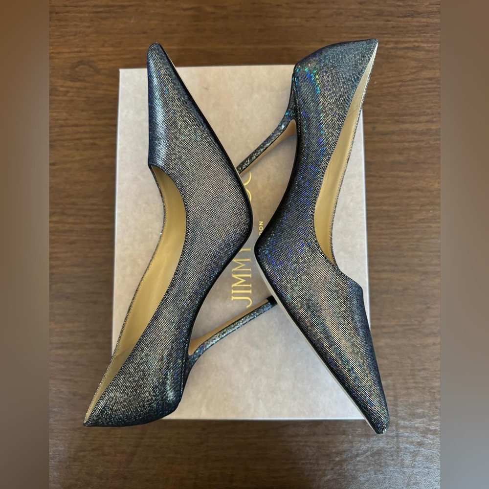 Jimmy Choo Love Metallic 100 Pump - Picture 4 of 6